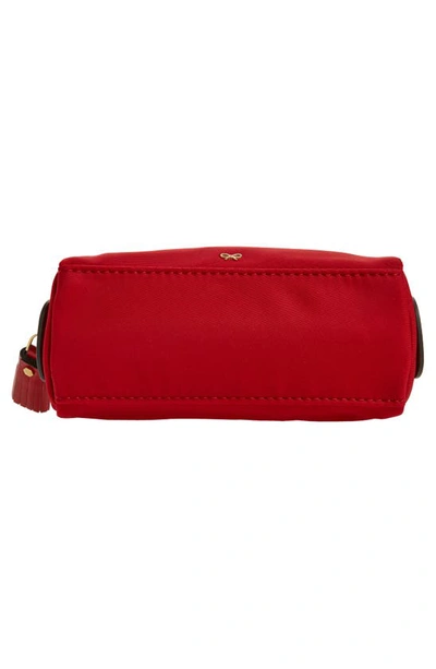 Shop Anya Hindmarch Girlie Stuff Econyl® Recycled Nylon Cosmetics Case In Red
