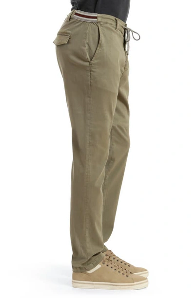 Shop 34 Heritage Formia Soft Touch Stretch Pants In Moss Green