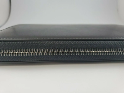 Bally Tallen Men's 6218189 Black Leather Zippered Long Wallet In Multi