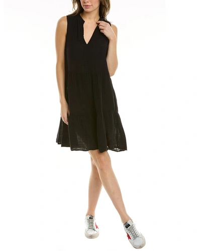 Shop Michael Stars Daisy Mini Dress In Black
