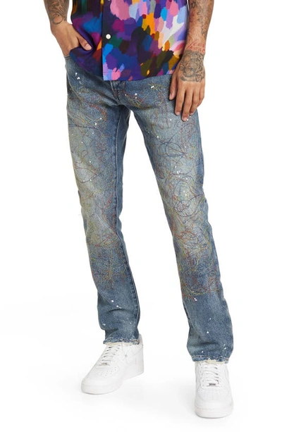 Shop Billionaire Boys Club Wired Nonstretch Straight Leg Jeans In Outer Limits
