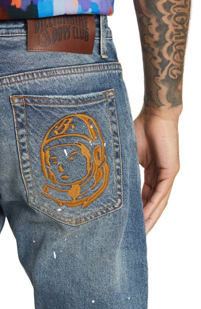Shop Billionaire Boys Club Wired Nonstretch Straight Leg Jeans In Outer Limits