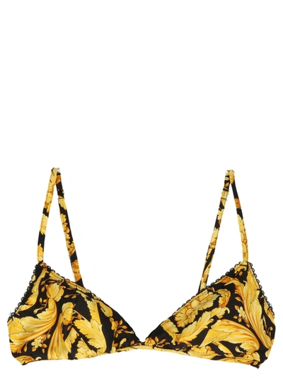 Shop Versace 'barocco' Bra