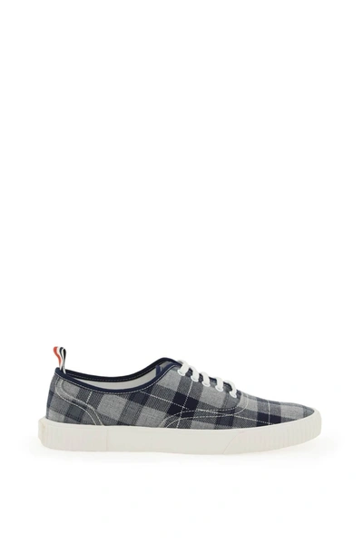 Shop Thom Browne Heritage Trainer Twill Sneakers