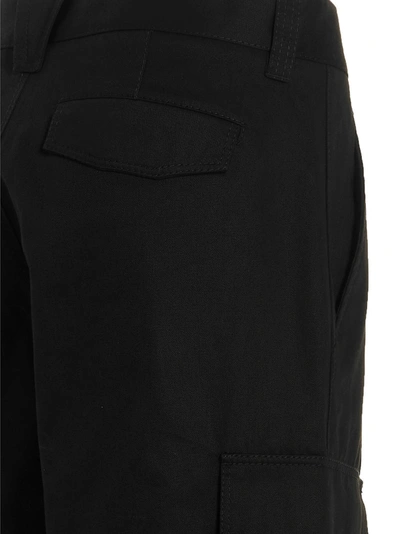 Shop Versace Logo Button Trousers