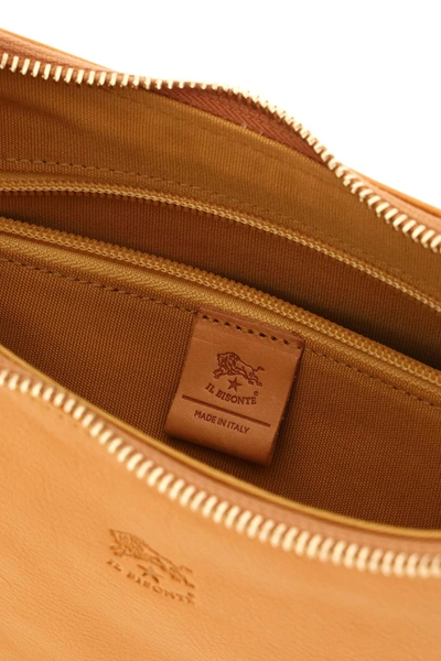 Shop Il Bisonte Vacchetta Leather Shoulder Bag
