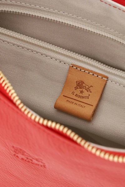 Shop Il Bisonte Vacchetta Leather Shoulder Bag