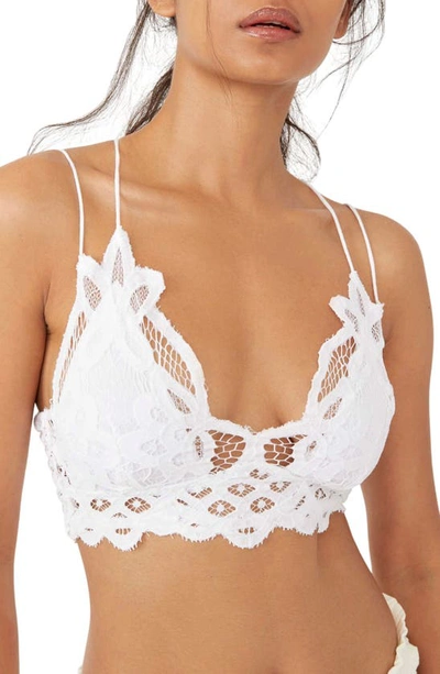 Shop Free People Intimately Fp Adella Longline Bralette In White