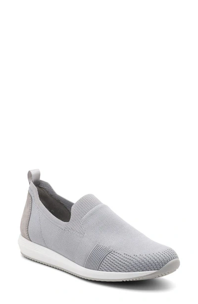 Shop Ara Leena Ii Slip-on Sneaker In Pebble Woven Stretch