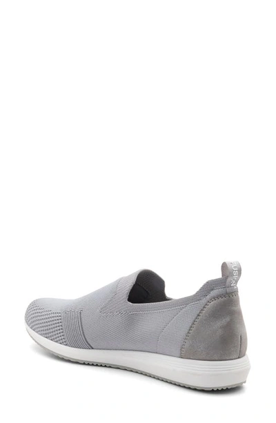 Ara Leena Ii Slip-on Sneaker In Pebble Woven Stretch