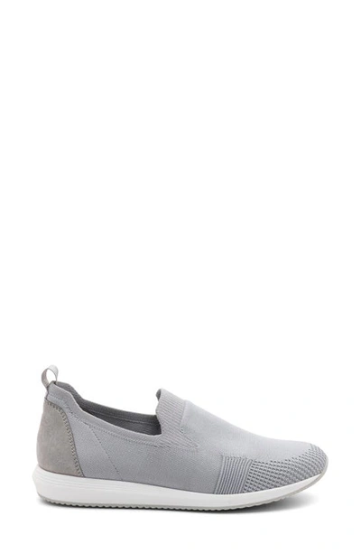 Ara Leena Ii Slip-on Sneaker In Pebble Woven Stretch