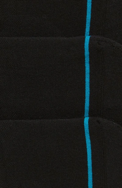 Shop Stance Icon 3-pack No-show Liner Socks In Black
