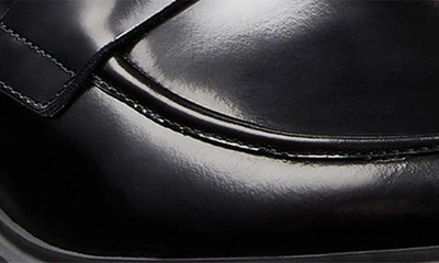 Shop Stuart Weitzman Soho Loafer In Black Spazzolato Leather