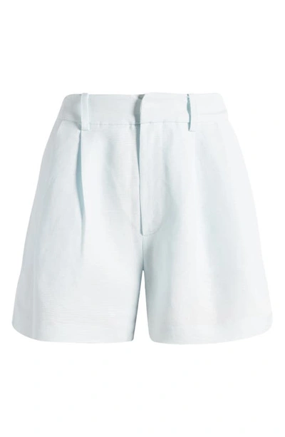 Shop Paige Andie Linen Blend Shorts In Ice Flow