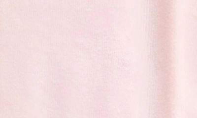 Feltman Brothers Smocked Collar Velour Footie & Bonnet Set In Pink