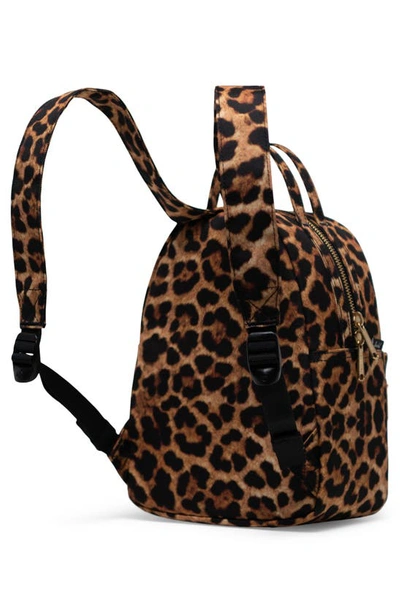Herschel Supply Co Mini Nova Backpack In Leopard Black