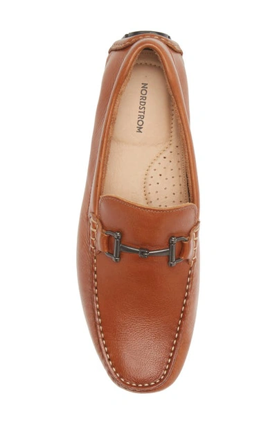 Shop Nordstrom Bryce Bit Driving Shoe In Tan Leather