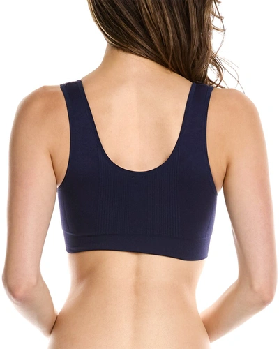 Shop Spanx Breast Of Both Worlds Reversible Comfort Bra In Blue