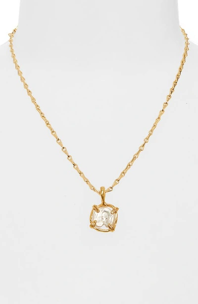 Shop Alighieri The Gilded Frame Necklace In 24 Gold/ Silver