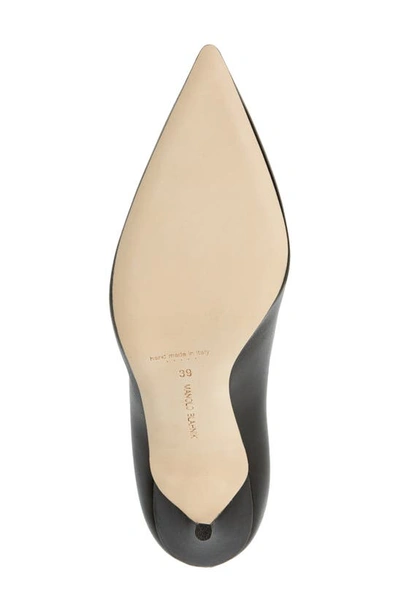 Manolo Blahnik Bb Pointed Toe Pump In Black