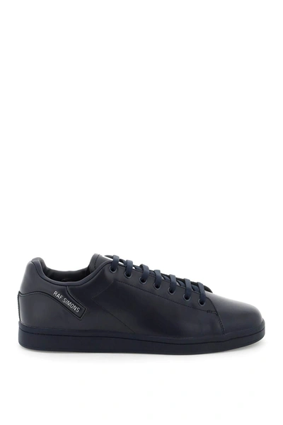 Shop Raf Simons 'orion' Leather Sneakers