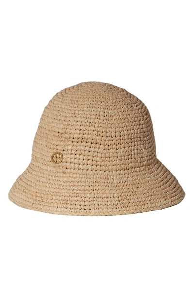 Shop Janessa Leone Pierce Raffia Straw Hat In Natural