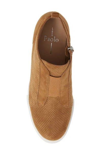 Shop Linea Paolo Felicia Wedge Sneaker In Toffee