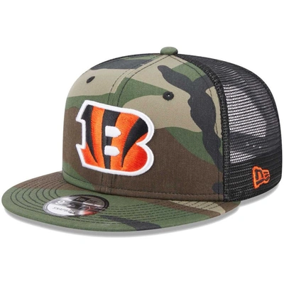 New Era Camo Cincinnati Bengals Classic Trucker 9fifty Snapback Hat