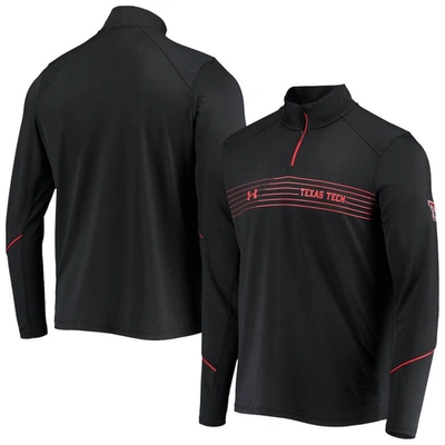 Shop Under Armour Black Texas Tech Red Raiders Sideline Performance Lightweight Quarter-zip Jacket