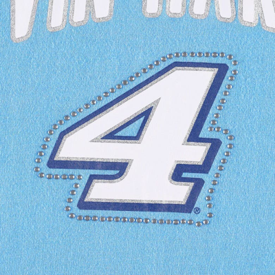 Shop G-iii 4her By Carl Banks Light Blue/gray Kevin Harvick Box Score T-shirt