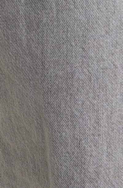 Shop Topshop Nonstretch Denim Maxi Skirt In Grey