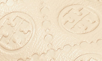 Shop Tory Burch T Monogram Espadrille Flat In New Cream Leather