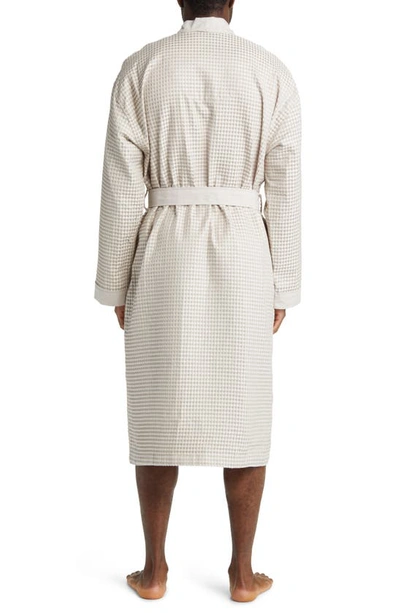Majestic La Paz Cotton Robe In Sand