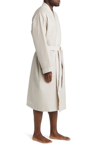 Majestic La Paz Cotton Robe In Sand