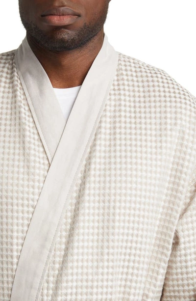 Shop Majestic La Paz Cotton Robe In Sand