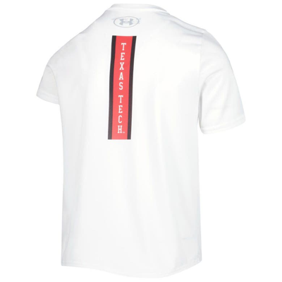 Shop Under Armour Youth  White Texas Tech Red Raiders Oversized Logo Tech T-shirt