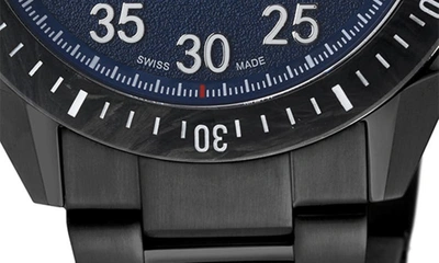 Gevril Ascari Swiss Automatic Bracelet Watch, 42mm In Black