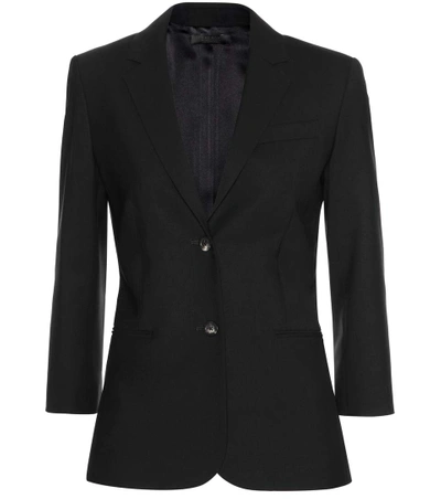 Shop The Row Schoolboy Stretch Wool Blazer In Llack