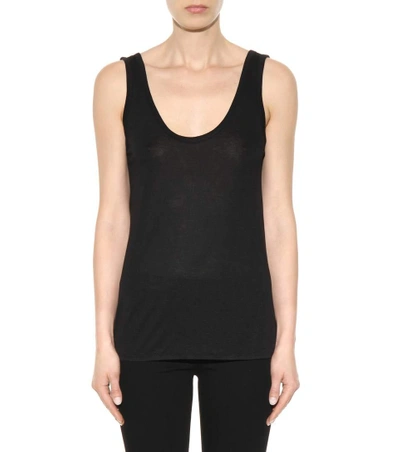 Shop The Row Thomaston Jersey Tank Top In Black