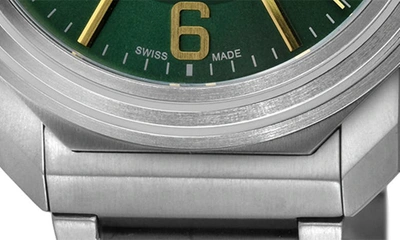Shop Gevril Roosevelt Swiss Automatic Bracelet Watch, 43mm In Silver