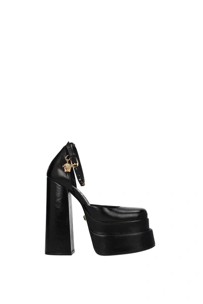 versace black heels 2021