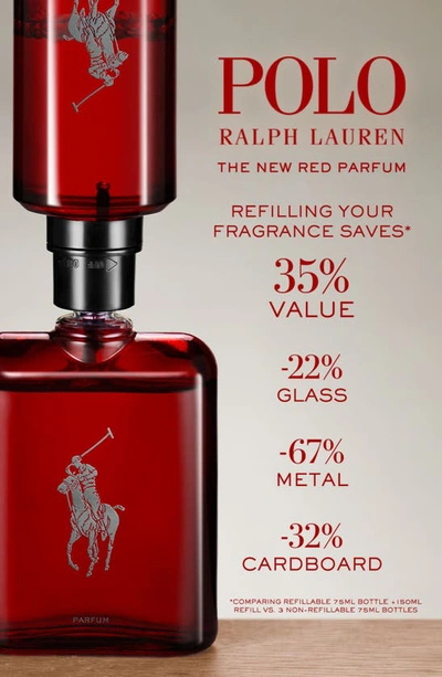 Shop Ralph Lauren Polo Red Parfum, 2.5 oz