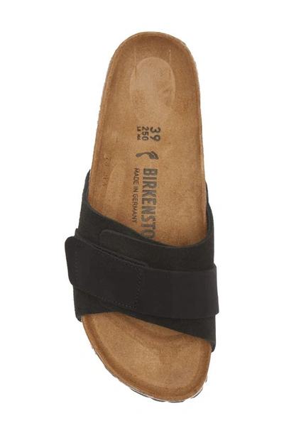 Birkenstock Oita Womens Suede Round Toe Slide Sandals In Black