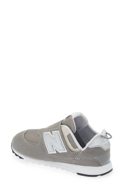 Shop New Balance Kids' 574 New B Sneaker In Rain Cloud