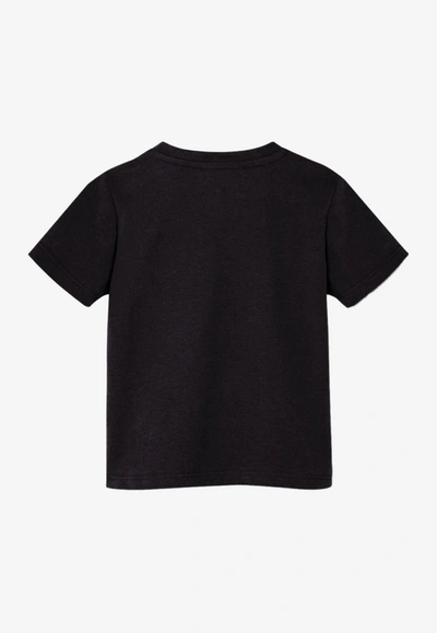 Shop Versace Baby Boys Medusa Print T-shirt In Black