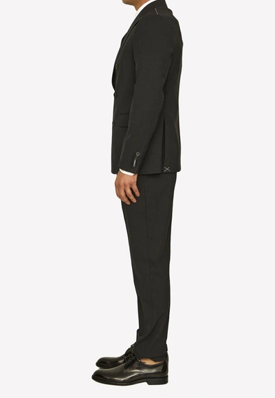 Tonello Single-breasted Suit In Black