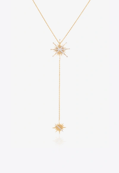 Falamank Diamond Splash Collection Necklace In 18-karat Yellow