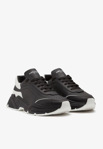 Dolce & Gabbana Dolce And Gabbana Black And White Daymaster Sneakers In Black