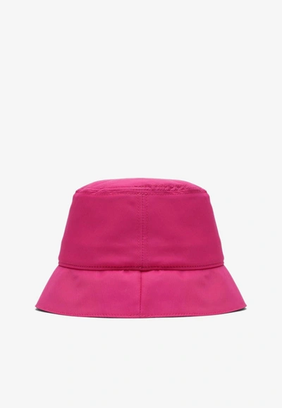 Shop Valentino Fishermans Bucket Hat In Pink