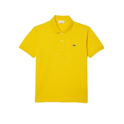 Shop Lacoste Polo In Yellow &amp; Orange